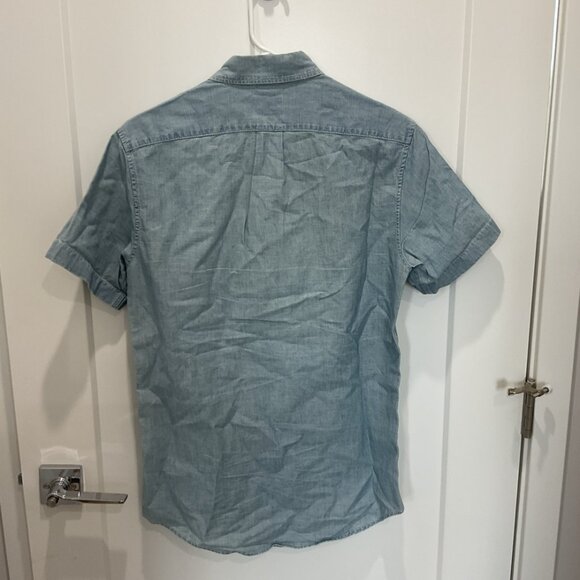 J Crew Men's NWOT Chambray Shirt XS - Picture 3 of 3